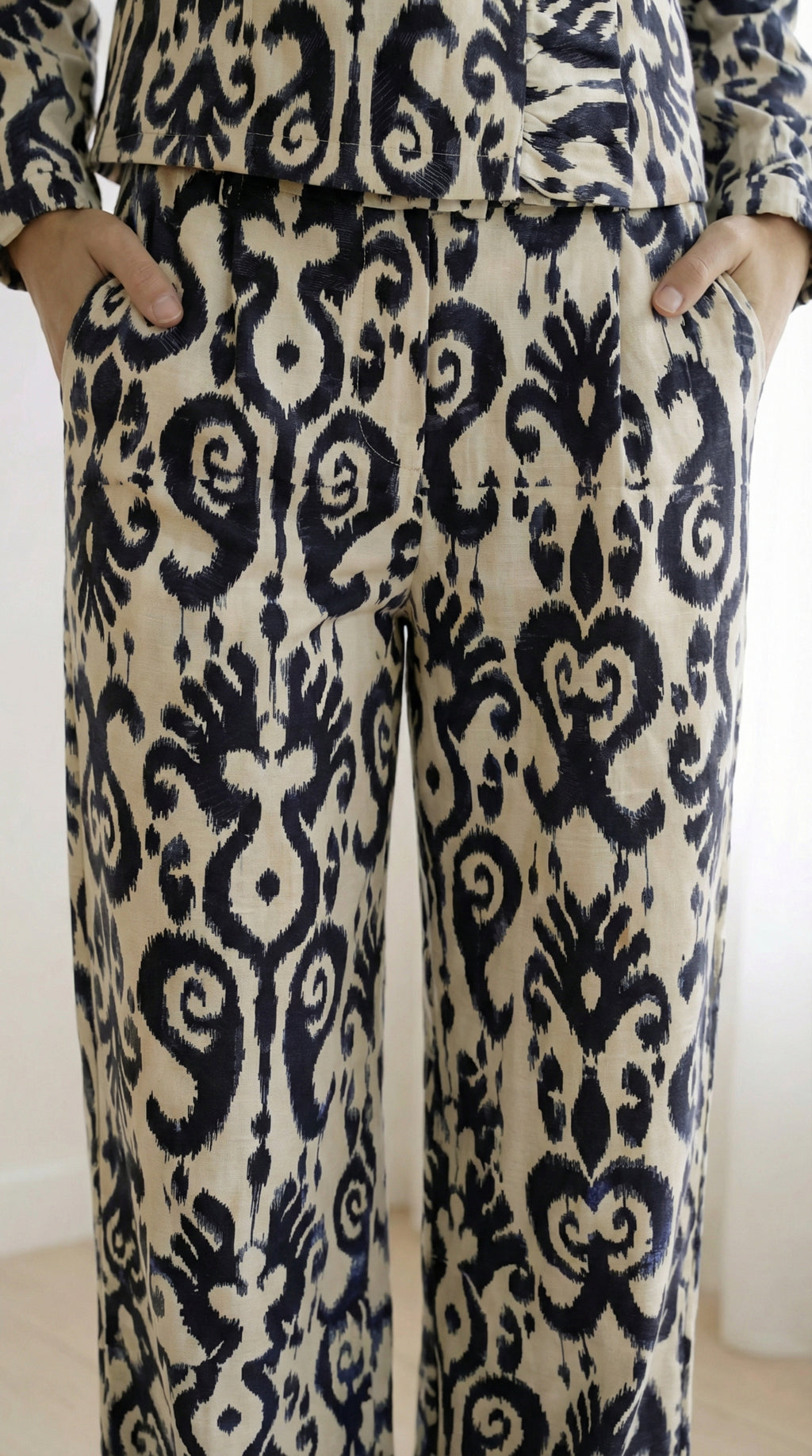 Pantalón Martina Negro Étnico